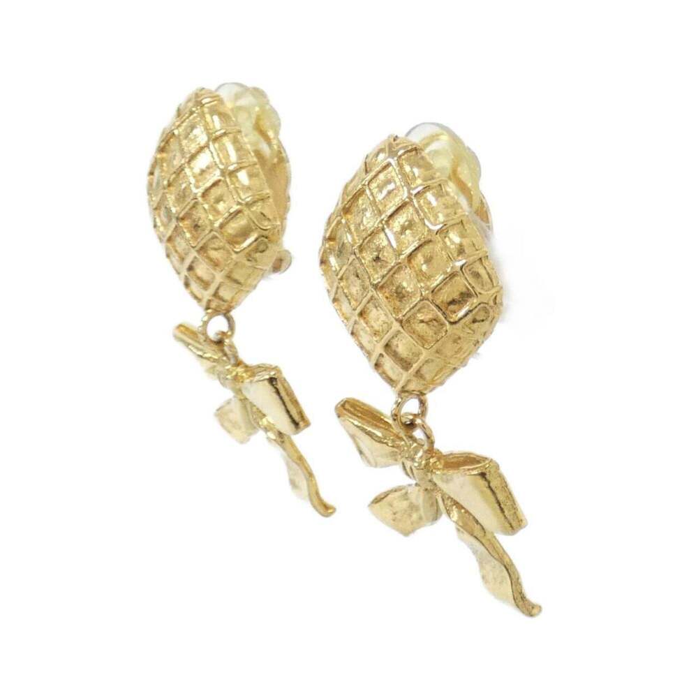 CHANEL Authentic Gold Earrings - Picture 2 of 3
